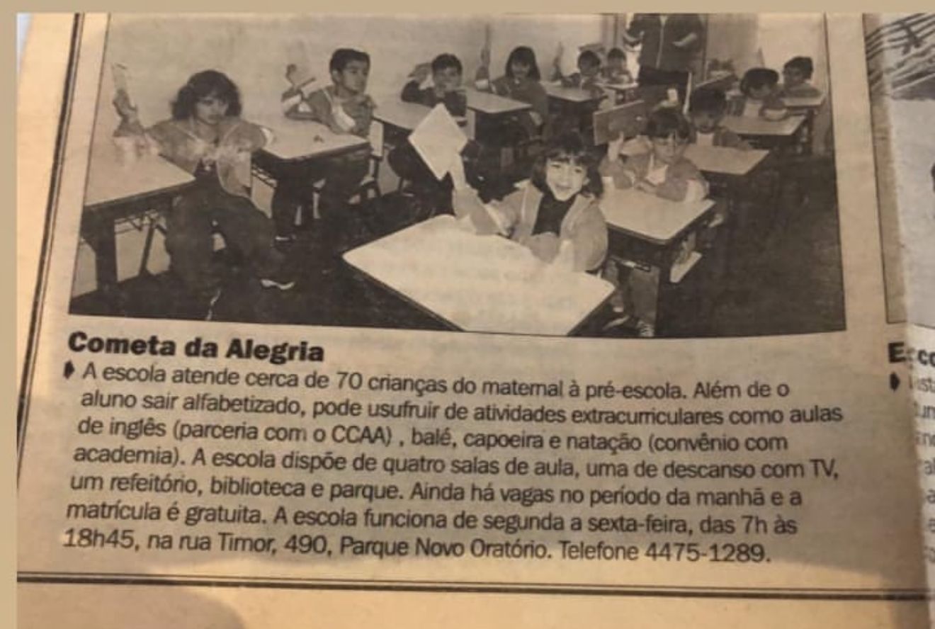 Cometa da Alegria em destaque na imprensa